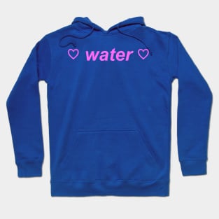 "water" ♡ Y2K slogan Hoodie